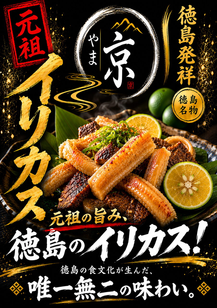 徳島ソウルフード　イリカス